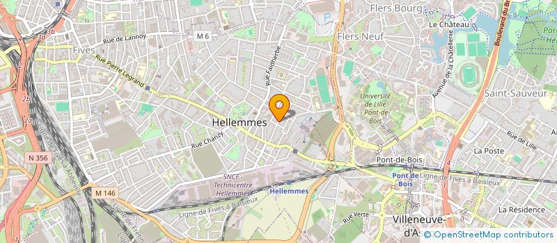 localisation de l'entreprise SCI FAIDHERBE à LILLE