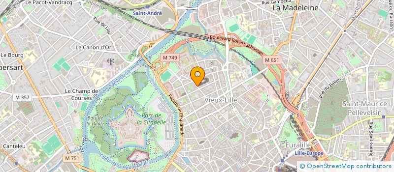 localisation de l'entreprise SCI FAIDHERBE 5 à LILLE