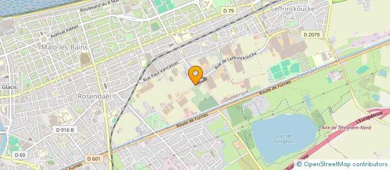 localisation de l'entreprise SCI FAIDHERBE à DUNKERQUE