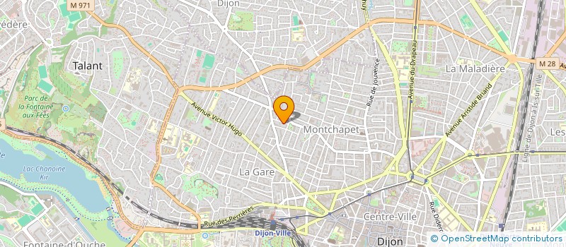 localisation de l'entreprise SCI FAIDHERBE à DIJON