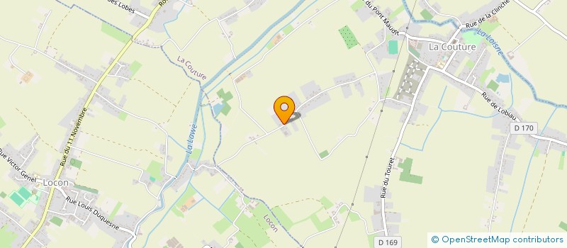 localisation de l'entreprise SCI FAIDHERBE DE BETHUNE à LA COUTURE