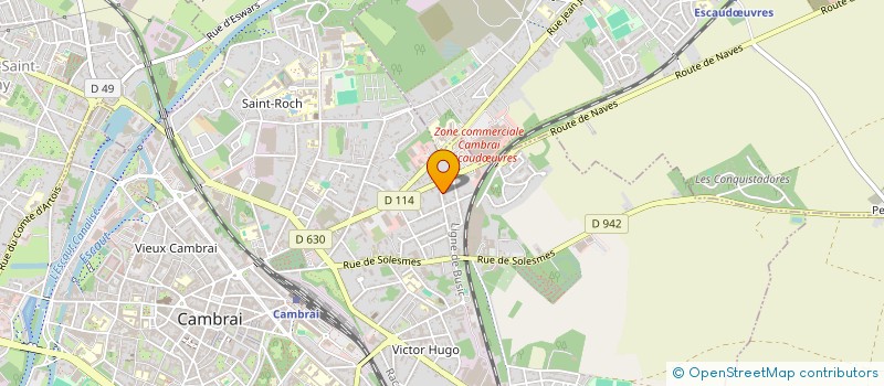 localisation de l'entreprise SCI FAIDHERBE IMMO à CAMBRAI