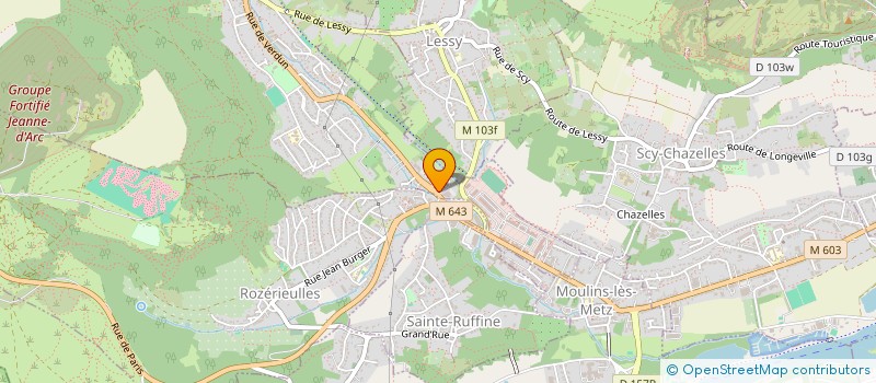 localisation de l'entreprise SCI FAIENCERIES  CHATEL-SAINT-GERMAIN