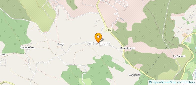 localisation de l'entreprise SCI FAINE  CAYLUS