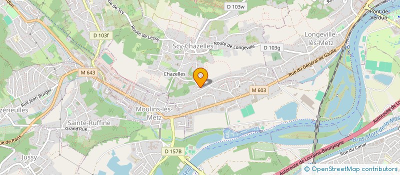 localisation de l'entreprise SCI FAIR  ROZERIEULLES