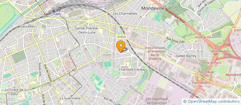 localisation de l'entreprise SCI FAIRE CORPS à MONDEVILLE