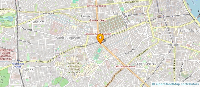 localisation de l'entreprise SCI FAIRWAY à BORDEAUX