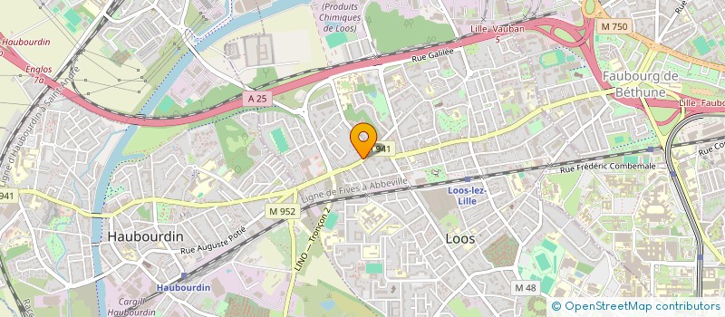 localisation de l'entreprise SCI FAITS D'HERBE  LOOS
