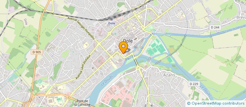 localisation de l'entreprise SCI FAIVRE à DOLE