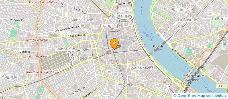 localisation de l'entreprise SCI FAIVRE  BORDEAUX