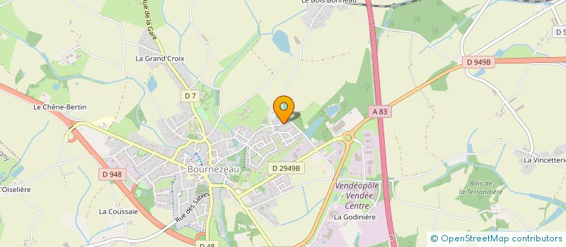 localisation de l'entreprise SCI FAIVRE DIDIER FAIVRE REGIS  BOURNEZEAU