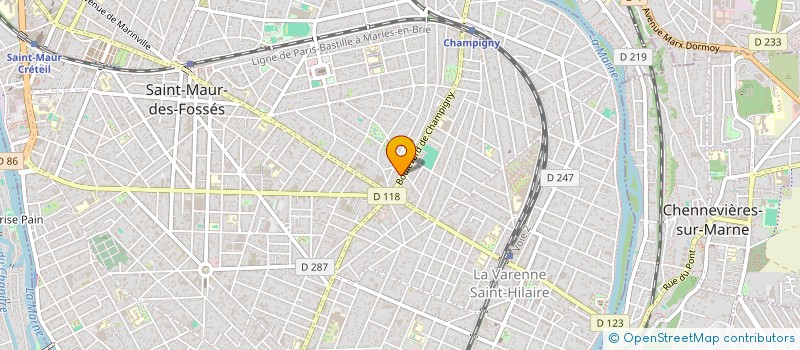 localisation de l'entreprise SCI FAIVRE GALADOJO à SAINT-MAUR-DES-FOSSES