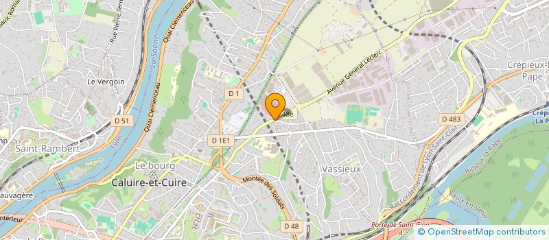 localisation de l'entreprise SCI FAIVRE TC  CALUIRE-ET-CUIRE