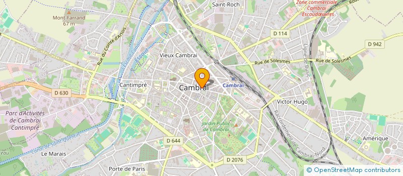 localisation de l'entreprise SCI FAJ à CAMBRAI