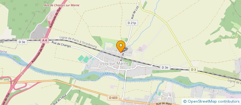 localisation de l'entreprise SCI FAJ  USSY-SUR-MARNE