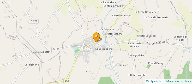 localisation de l'entreprise SCI FAJE  DANGY