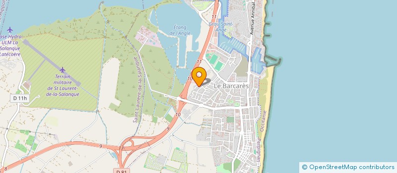 localisation de l'entreprise SCI FAJEC  LE BARCARES