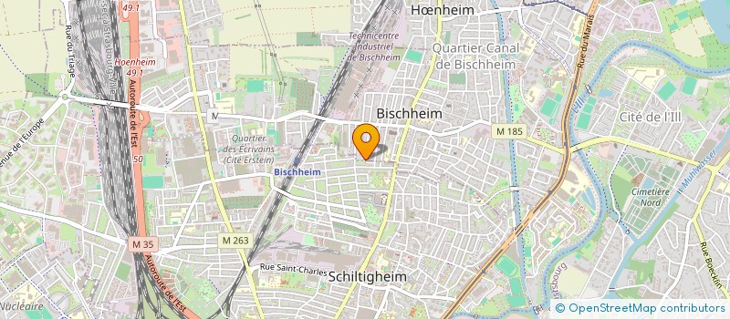 localisation de l'entreprise SCI FAJEMA  BISCHHEIM