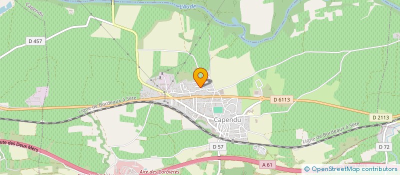 localisation de l'entreprise SCI FAJEME  CAPENDU