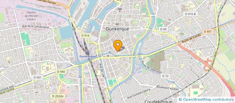 localisation de l'entreprise SCI FAJO à DUNKERQUE