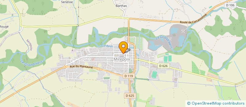 localisation de l'entreprise SCI FAJOLLES PAUL à MIREPOIX