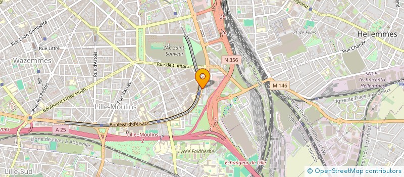 localisation de l'entreprise SCI FAJOVI à LILLE