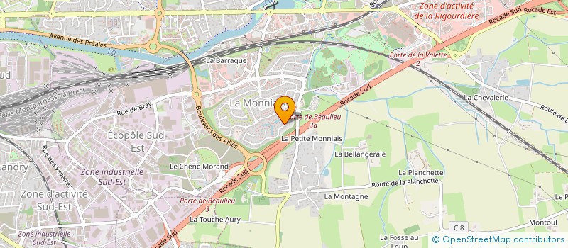 localisation de l'entreprise SCI FAJPC  CESSON-SEVIGNE