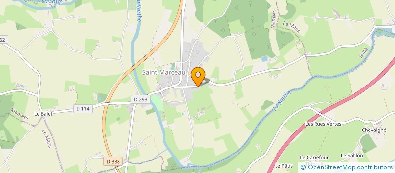 localisation de l'entreprise SCI FAJS IMMOBILIERE  SAINT-MARCEAU