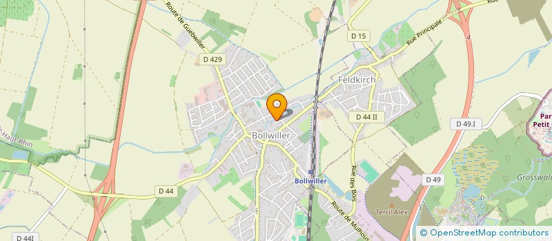 localisation de l'entreprise SCI FAJU  BOLLWILLER