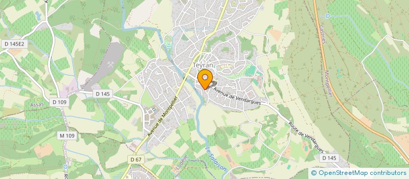 localisation de l'entreprise SCI FAJULA DES GARANCES  TEYRAN