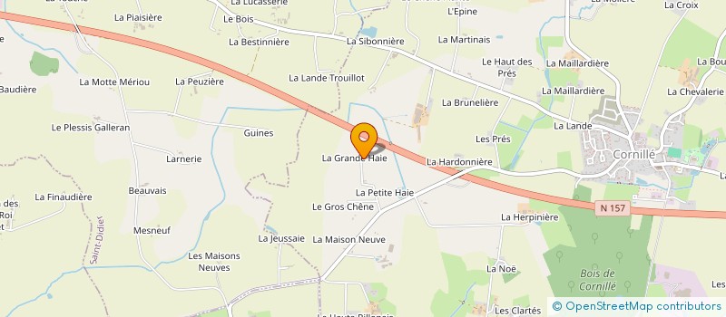 localisation de l'entreprise SCI FAJY BELLAVISTA  VITRE