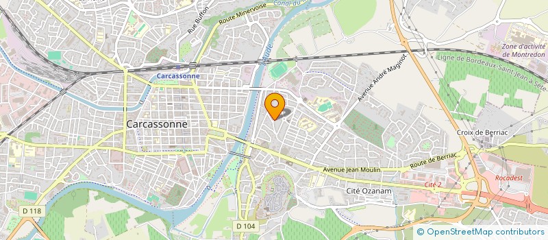 localisation de l'entreprise SCI FAKARAVA à CARCASSONNE