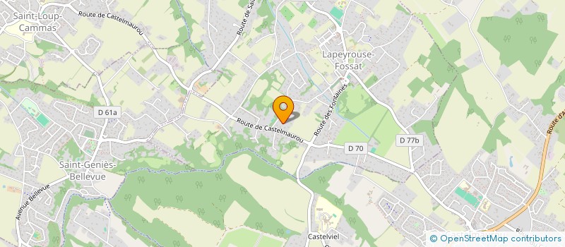 localisation de l'entreprise SCI FAKEL  LAPEYROUSE-FOSSAT