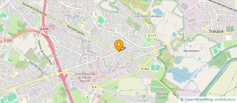 localisation de l'entreprise SCI FAKEPA  TRELAZE