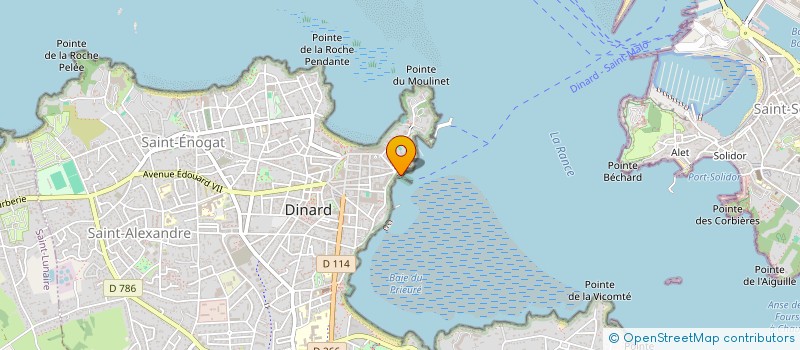 localisation de l'entreprise SCI FAKT  DINARD