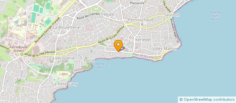 localisation de l'entreprise SCI FAL  SAINT-NAZAIRE