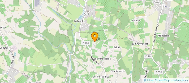 localisation de l'entreprise SCI FALA  CHARNAY