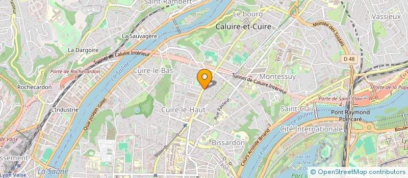 localisation de l'entreprise SCI FALAELAU  CALUIRE-ET-CUIRE