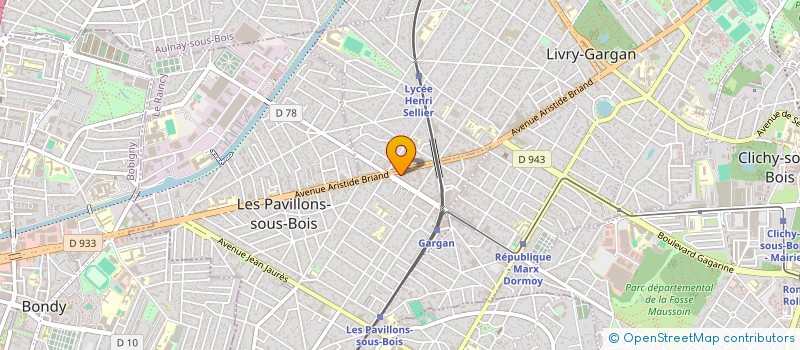 localisation de l'entreprise SCI FALAISE 95  LES PAVILLONS-SOUS-BOIS