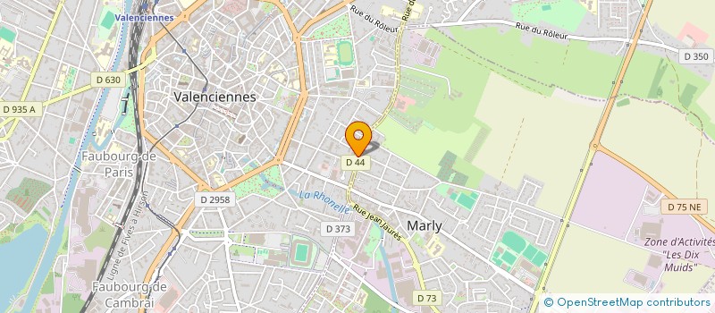 localisation de l'entreprise SCI FALAVEL  MARLY