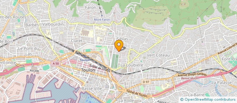 localisation de l'entreprise SCI FALCO à TOULON