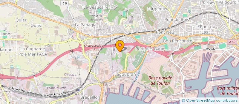 localisation de l'entreprise SCI FALCO  TOULON