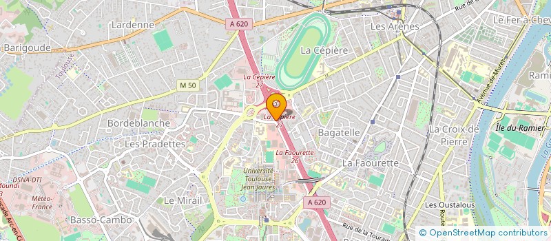 localisation de l'entreprise SCI FALCON à TOULOUSE