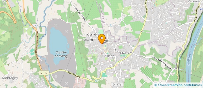 localisation de l'entreprise SCI FALCONE  MILLERY