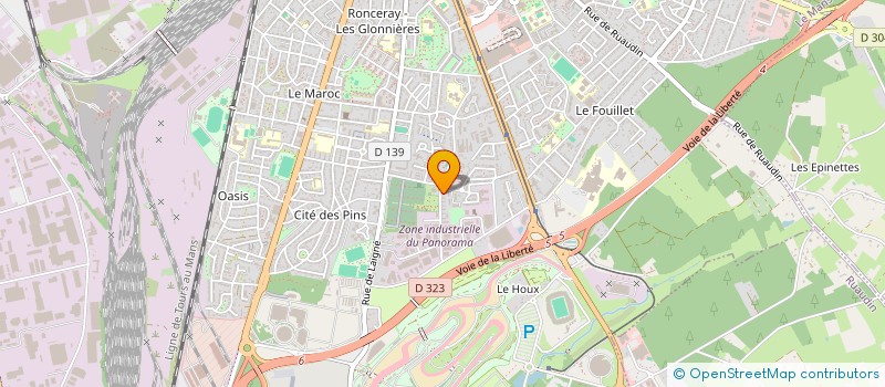 localisation de l'entreprise SCI FALCONNET  YVRE-L'EVEQUE