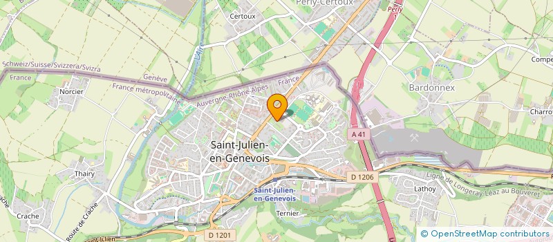 localisation de l'entreprise SCI FALCONNET  SAINT-JULIEN-EN-GENEVOIS