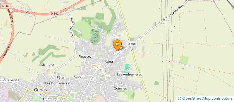 localisation de l'entreprise SCI FALDARO  GENAS