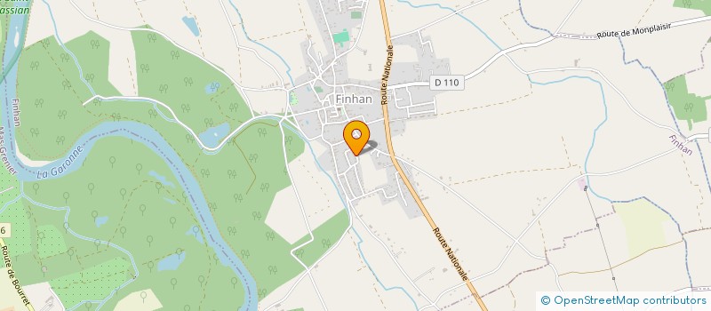 localisation de l'entreprise SCI FALES  FINHAN