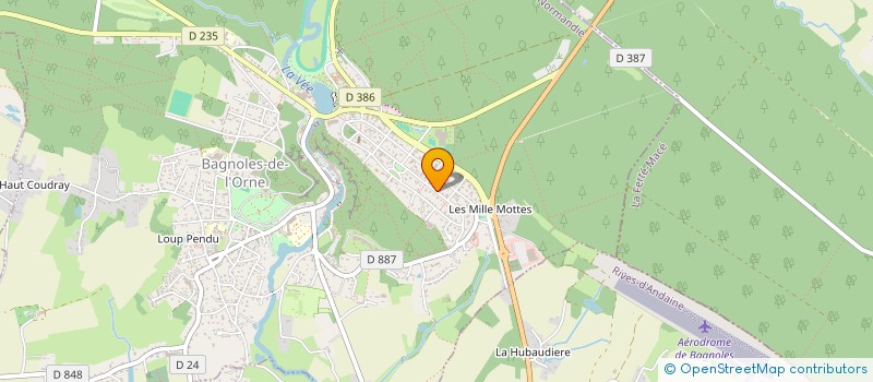 localisation de l'entreprise SCI FALI à BAGNOLES-DE-L'ORNE-NORMANDIE