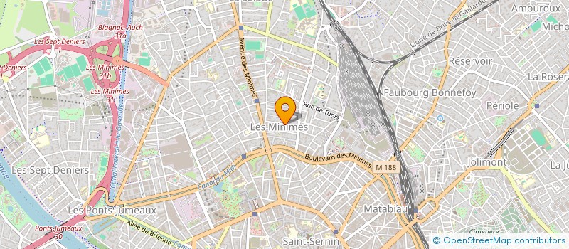 localisation de l'entreprise SCI FALIES-LAGARRIGUE à TOULOUSE
